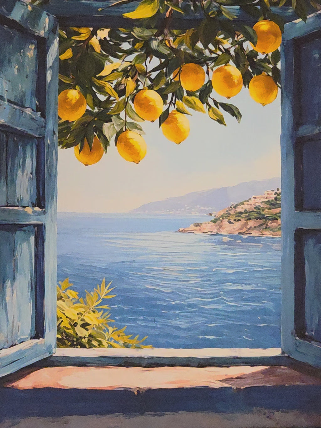 Affiche Citrons Amalfitains